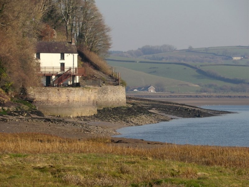 The Boat House in Laugharne.