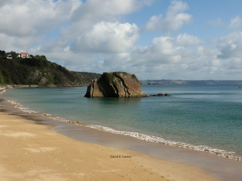 Goscar rock in Tenby