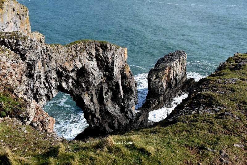 The Green Bridge of Wales in Pembrokeshire