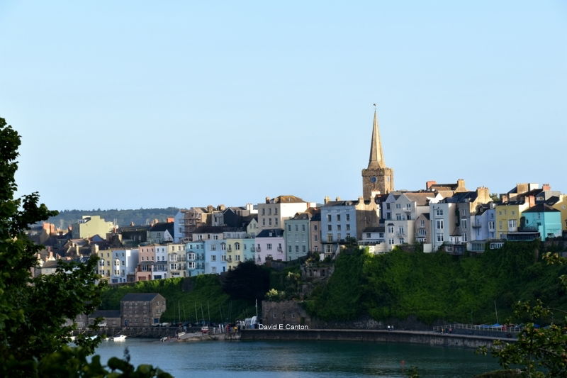 A view of St Mary's church in Tenby