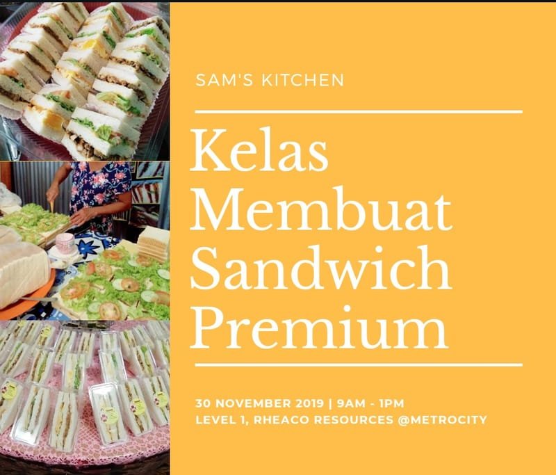 Kelas Membuat Sandwich Premium