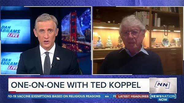 Ted Koppel repeats about how bad the media is. Where was he when he was part of this media bias.
