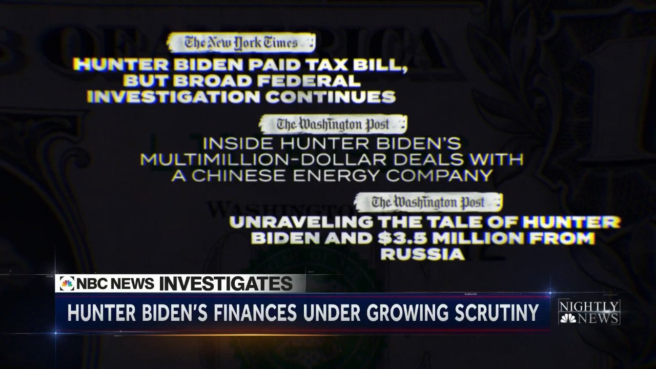 NBC News Analysis of Hunter Biden's hard drive shows he, his firm took in about $11 million from 2013 to 2018, spent it fast