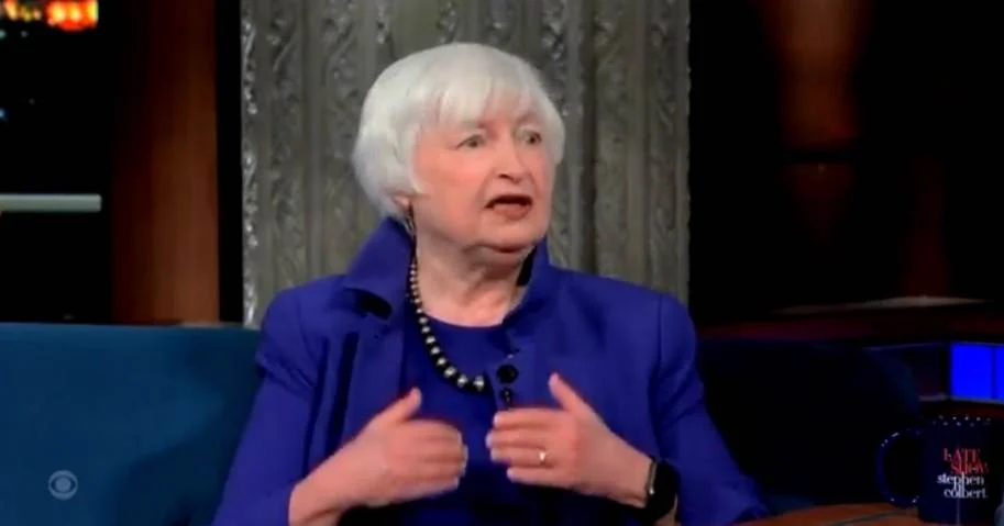 Another loon talking crazy. Yellen blames the American people for Inflation.