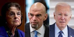 What do you get when you put three invalids in the same room? Biden, Fetterman, and Feinstein.