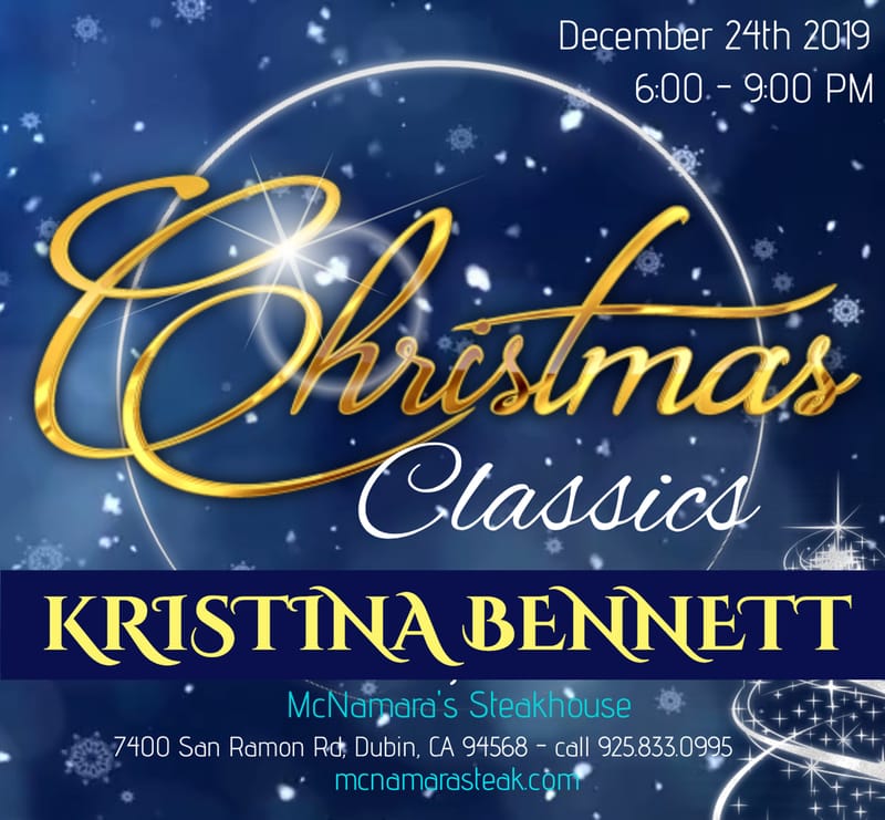 Xmas Eve Dinner & Music with Kristina Bennett