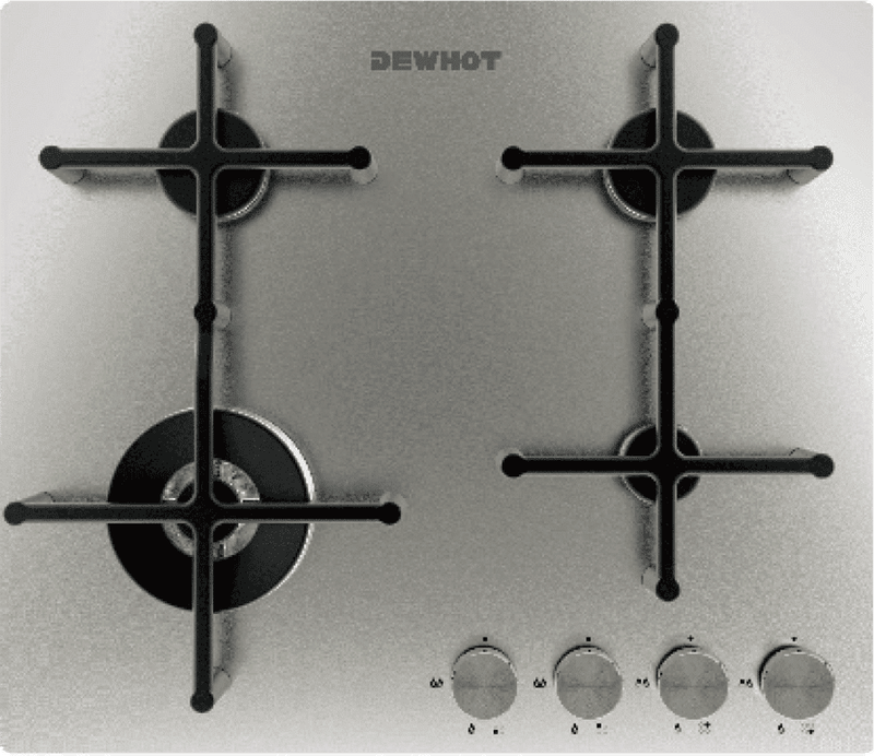 4 Plate Gas Stove Slimline Stainless Steel 60cm DH4BSSF/NG1 GoToGas