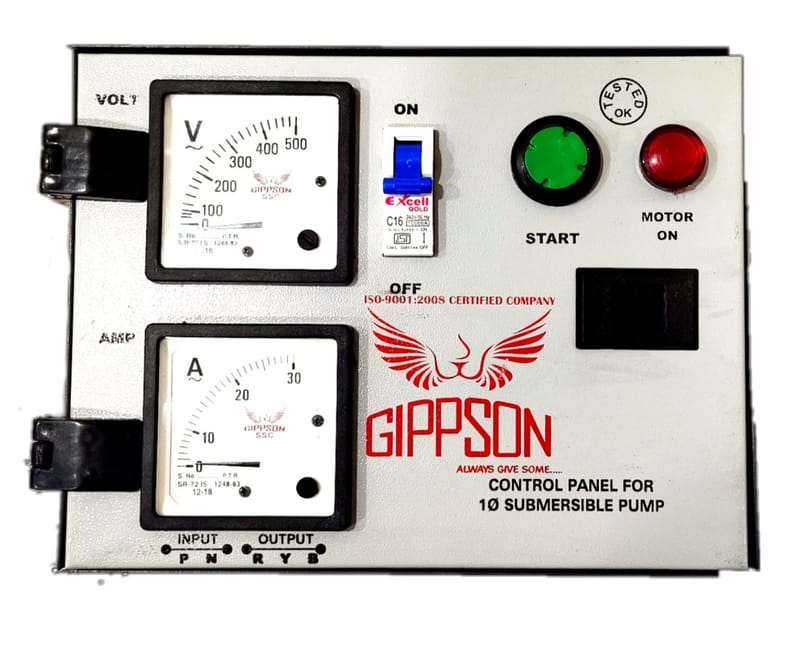 SUBMERSIBLE SINGLE PHASE MCB CONTROL PANEL