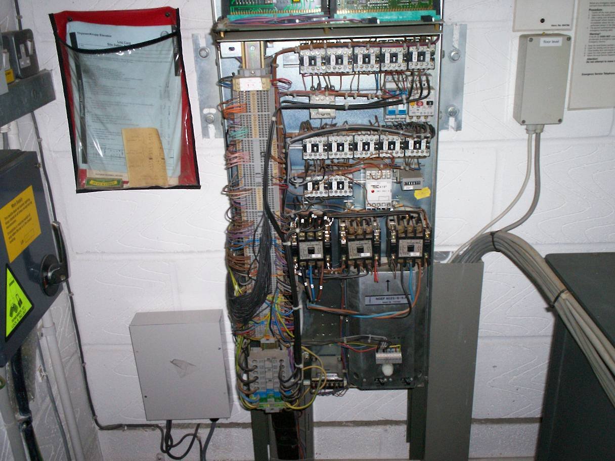 Before - Obsolete control panel