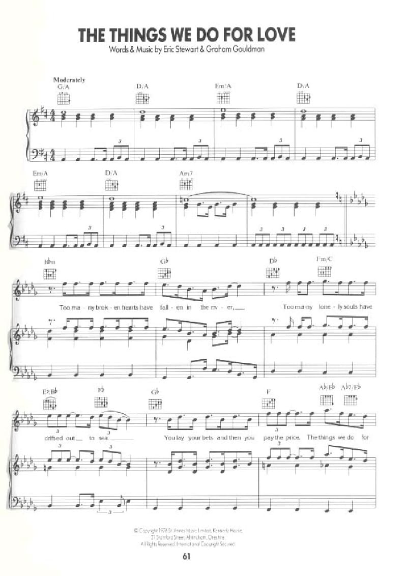 10cc Rubber Bullets sheet music Tribute to 10cc for a cause of