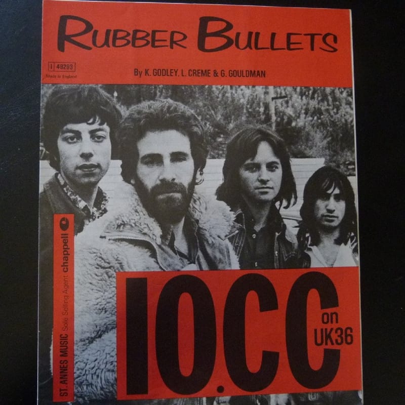 10cc Rubber Bullets sheet music Tribute to 10cc for a cause of