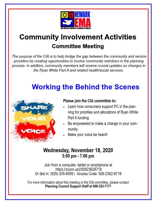 Community Involvement Activities Committee Meeting