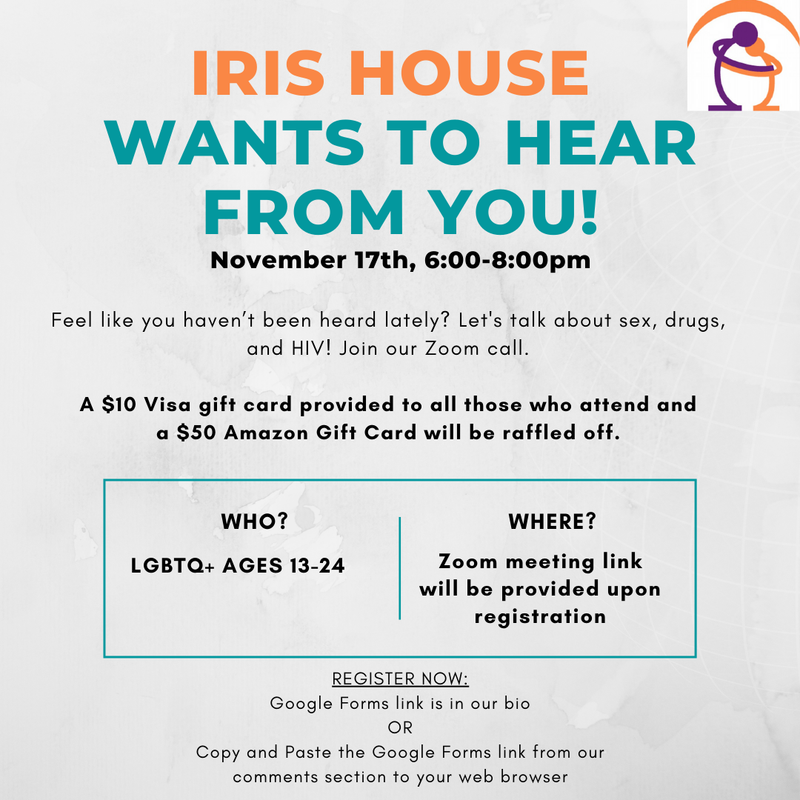 Iris House Focus Group