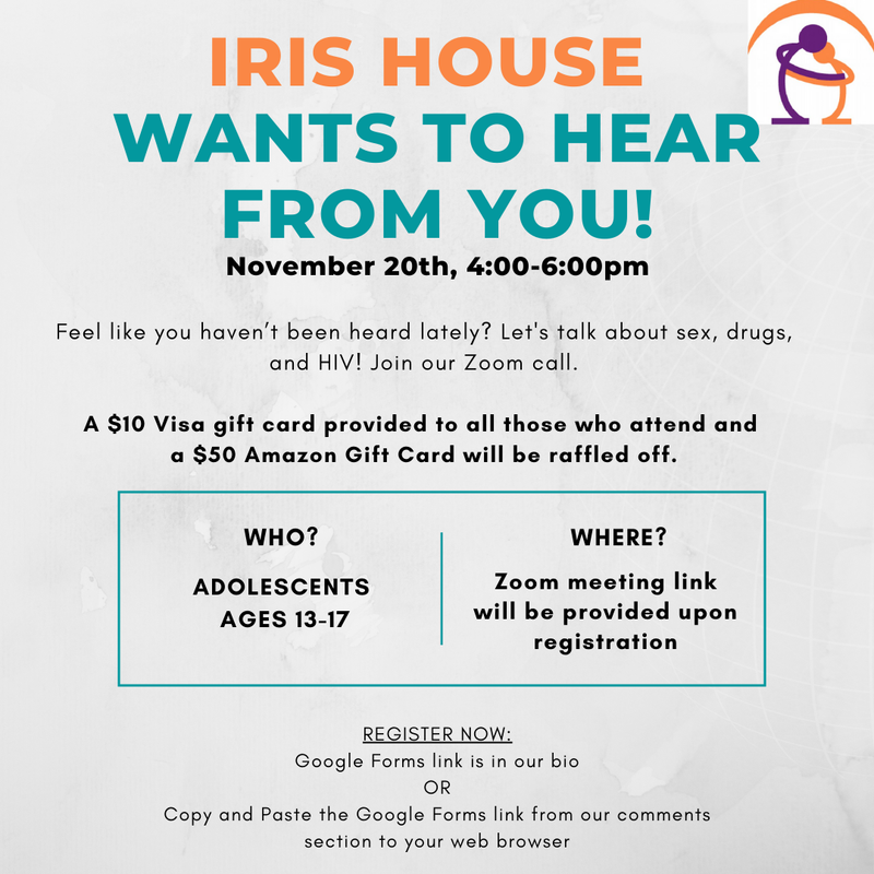Iris House Focus Group