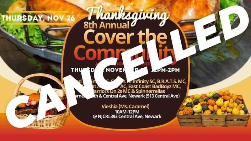 CANCELLED - NJCRI - Thanksgiving Cover the Community Anual Holiday Feeding