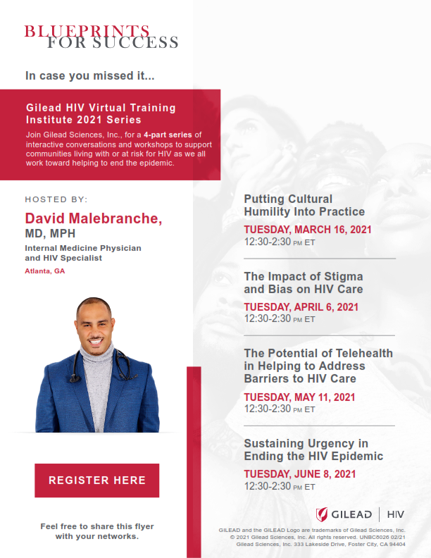 Gilead HIV Virtual Training Institute 2021 Series