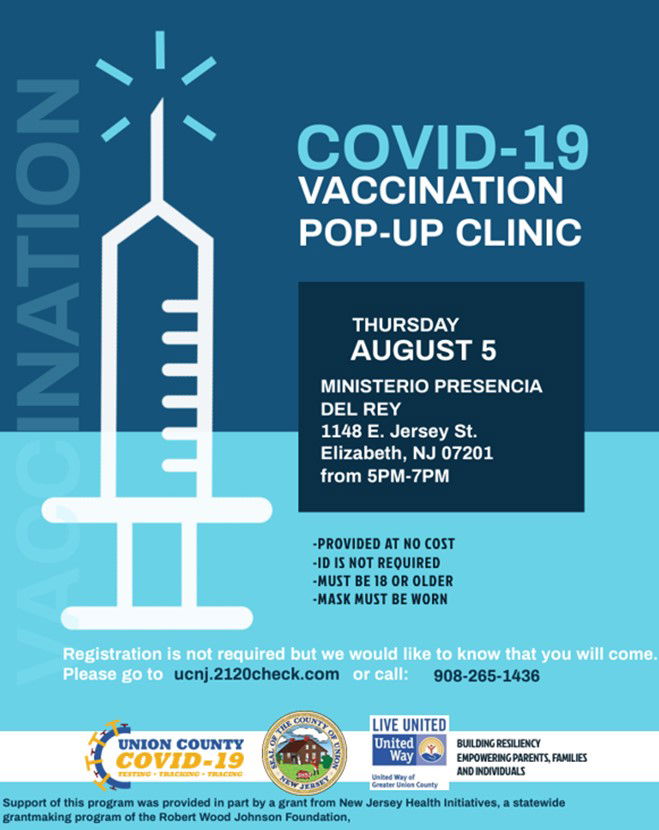 COVID-19 Vaccine Pop Up Clinic