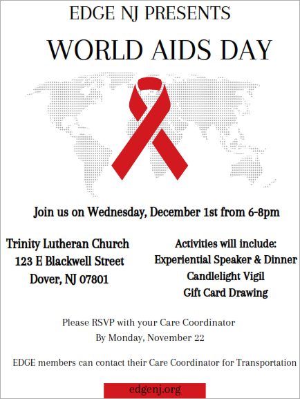 NJ Edge's World AIDS Day