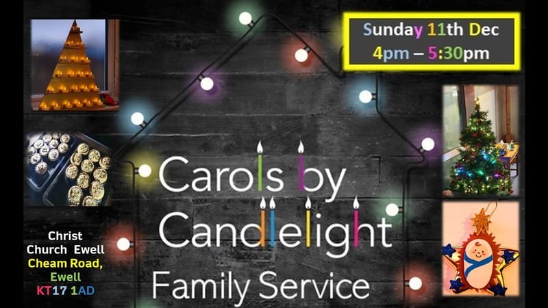 Carols By Candlelight Family Service (All Age) Sunday 11th Dec @ 4pm