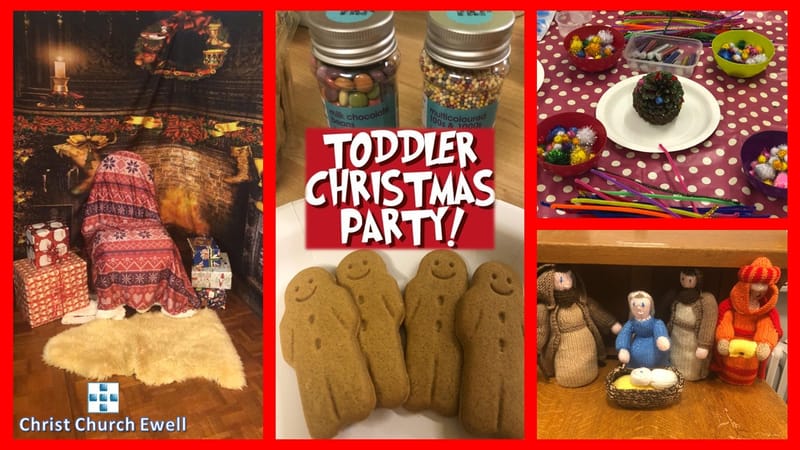 Toddler Christmas Party Thurs 8th Dec 9:30am