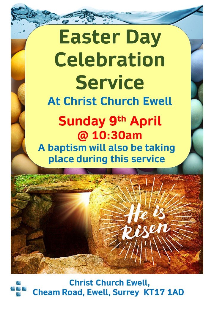 Easter Sunday Service + Baptism @ 10:30
