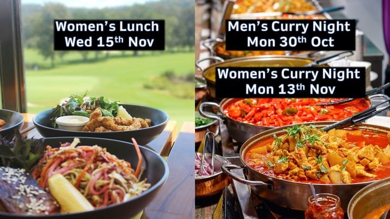 Men & Women Meals Out, 30th Oct, 13th Nov, 15th Nov