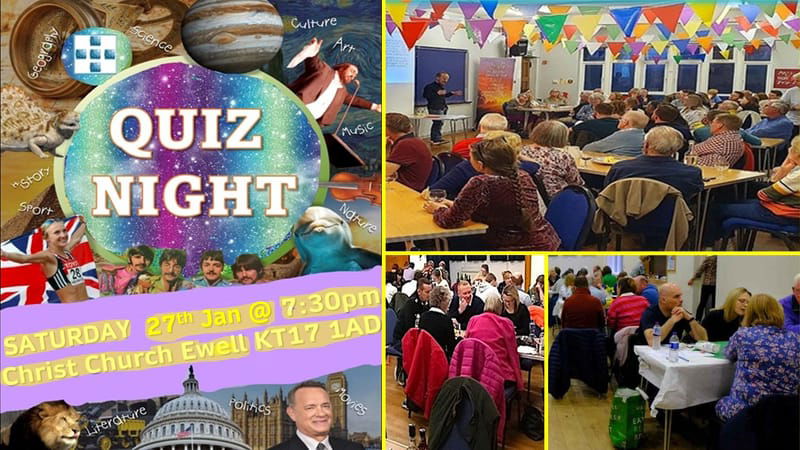 Community Quiz Night - Sat 27th Jan @ 7:30pm