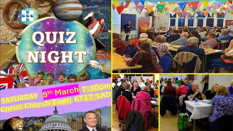Community Quiz Night - Sat 9th March @ 7:30pm