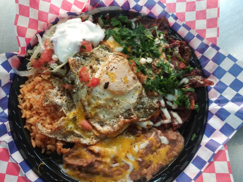 Chilaquiles w/ Eggs