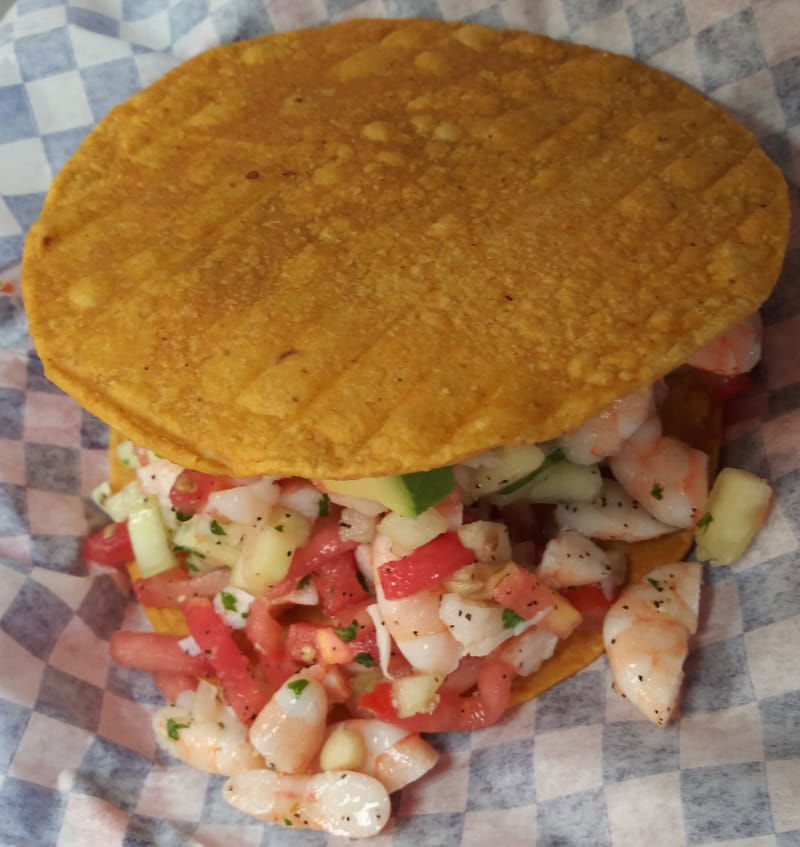 Tostada de Camaron