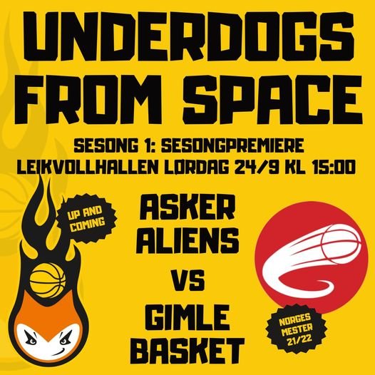 Asker Aliens Menn vs Gimle Basket - Copy
