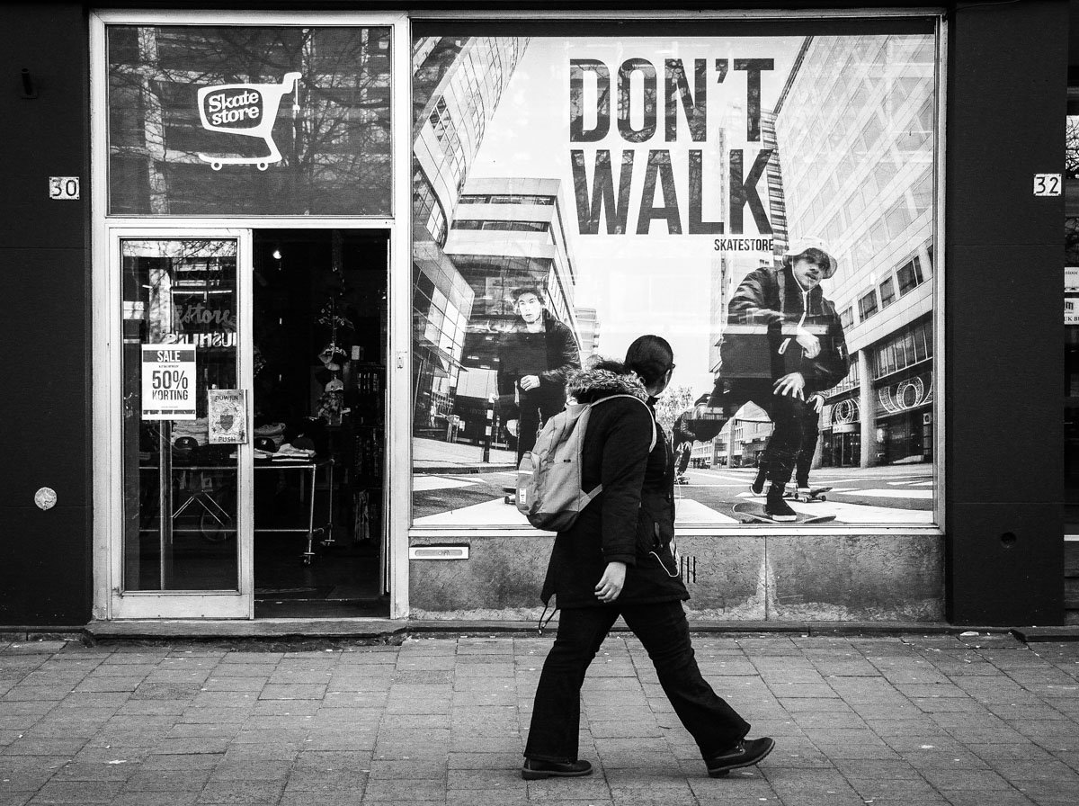 'Don't walk'