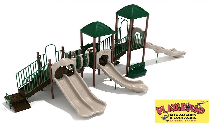 Outdoor Playground Safety Surfacing in Varied Sizes with Complete Guide