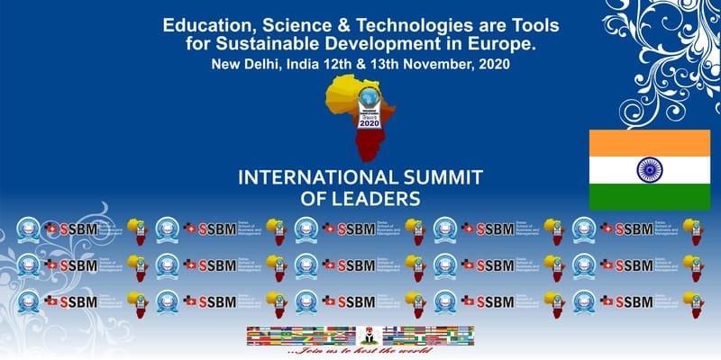 Leaders Summit- India 2020 Topic—“Education, Science & Technologies are Tools for Sustainable Development in Asia"