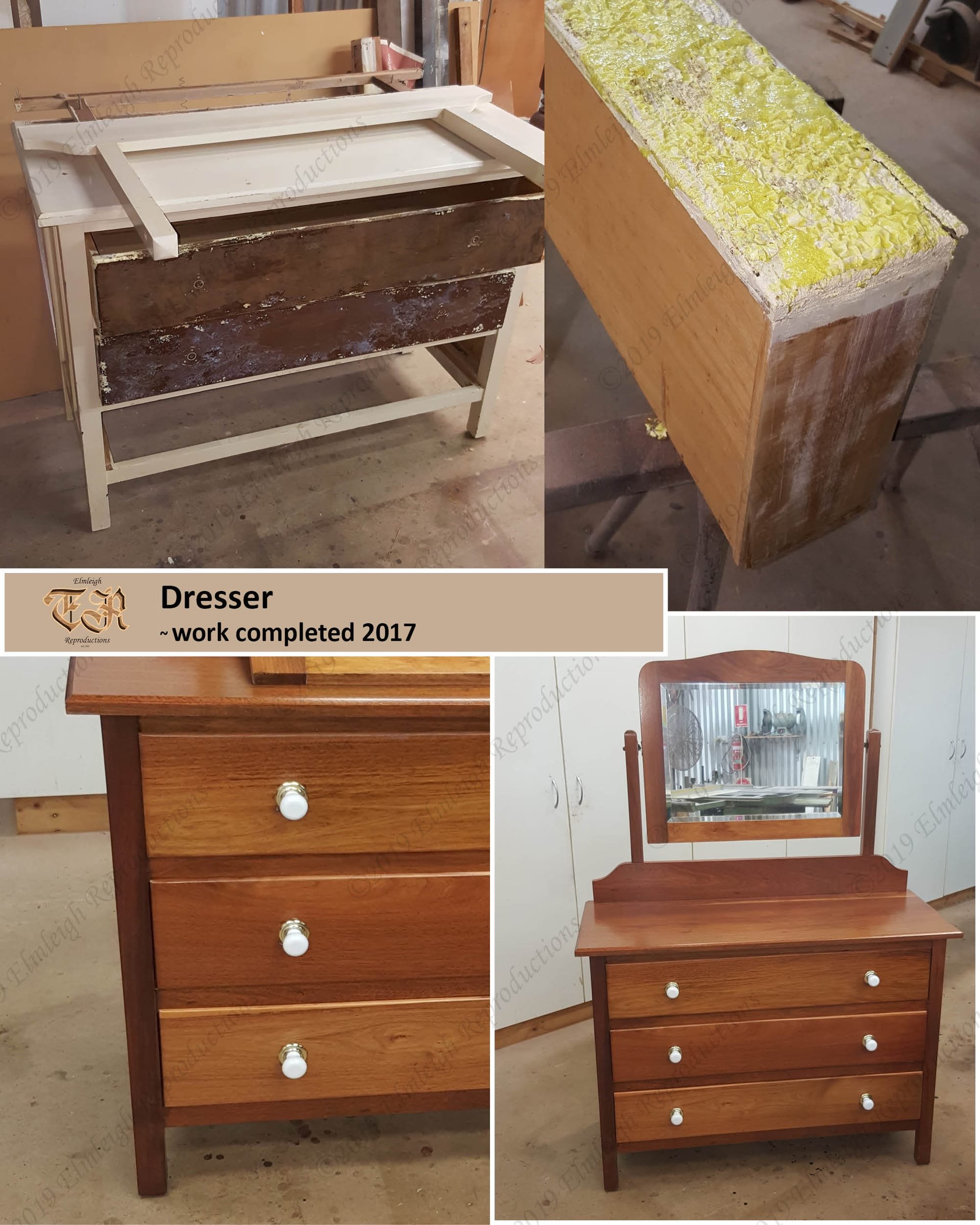 Cedar dresser