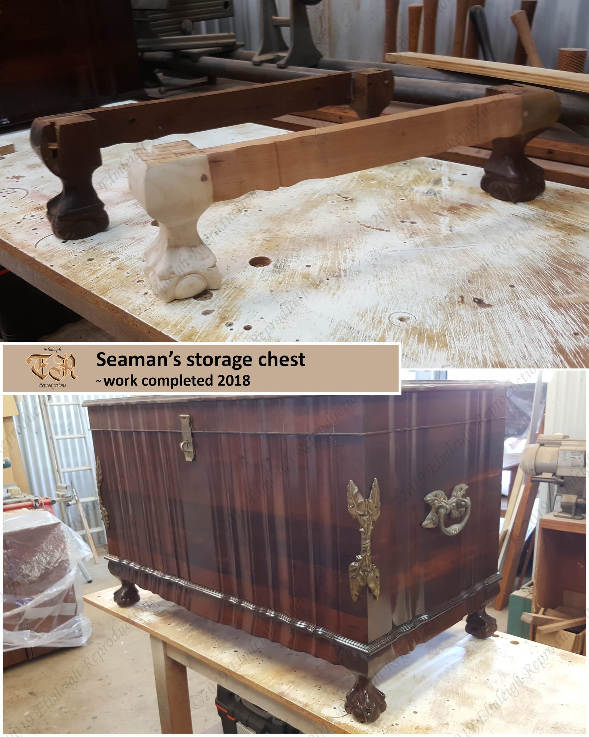 Seaman's storage chest