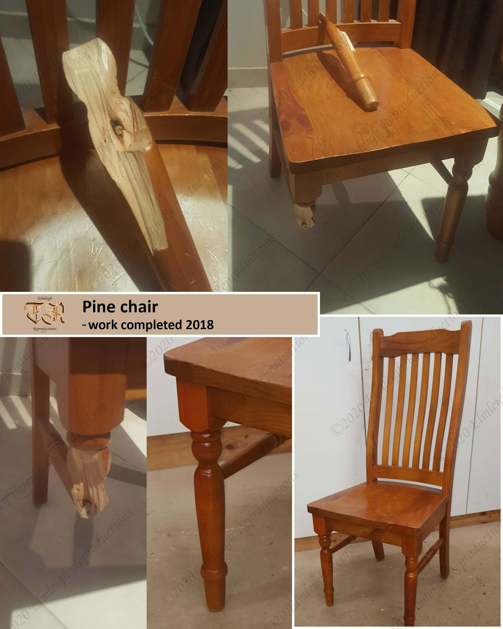 Pine chair