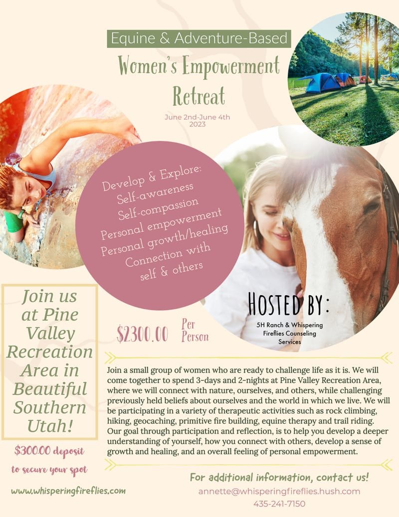 Equine & Adventure-Based Women's Empowerment Retreat