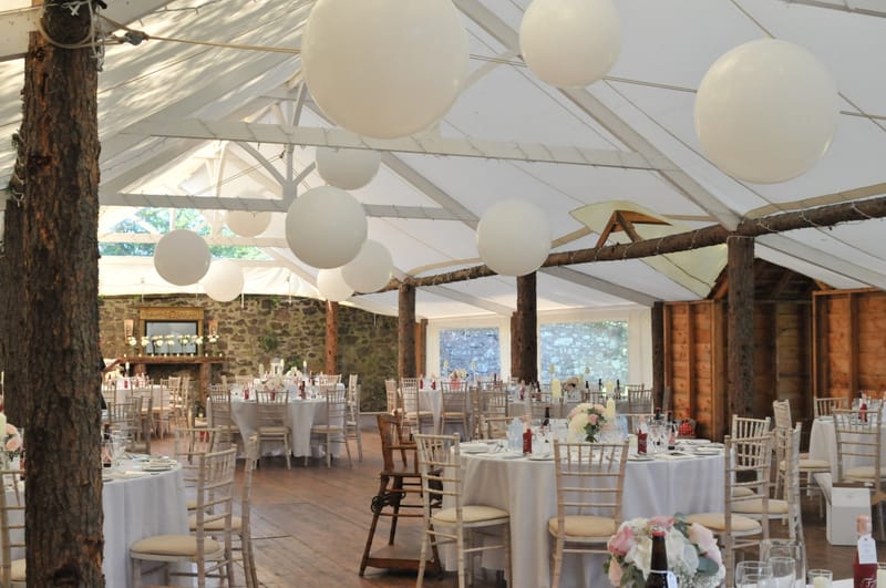 Ceiling Drapes & Lanterns