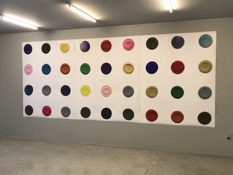 Like Dots ,Installation view, Scanning,  430 X 230 cm, 2019