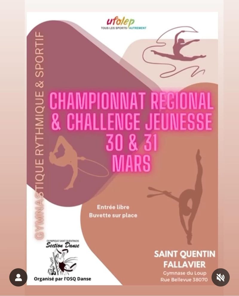 Compétition régionale le 30 et 31 Mars à st Quentin Fallavier