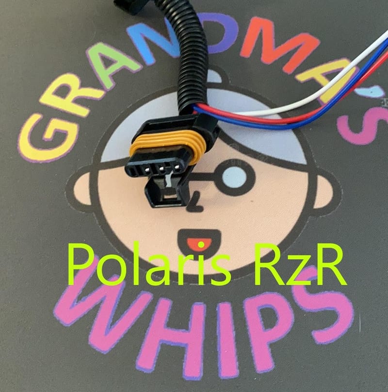 POLARIS RZR TAIL LIGHT HARNESS Zippin Designs/Grandma's Whips