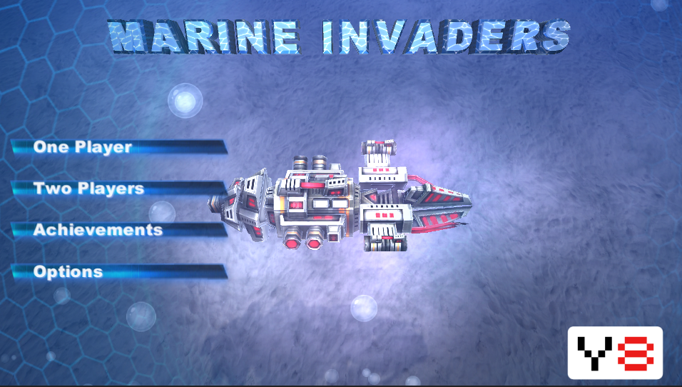 Marine Invaders Free WebGL Game