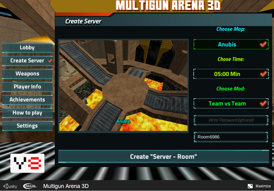 Multigun Arena 3D MMO