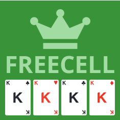 Freecell Solitaire free online clean style