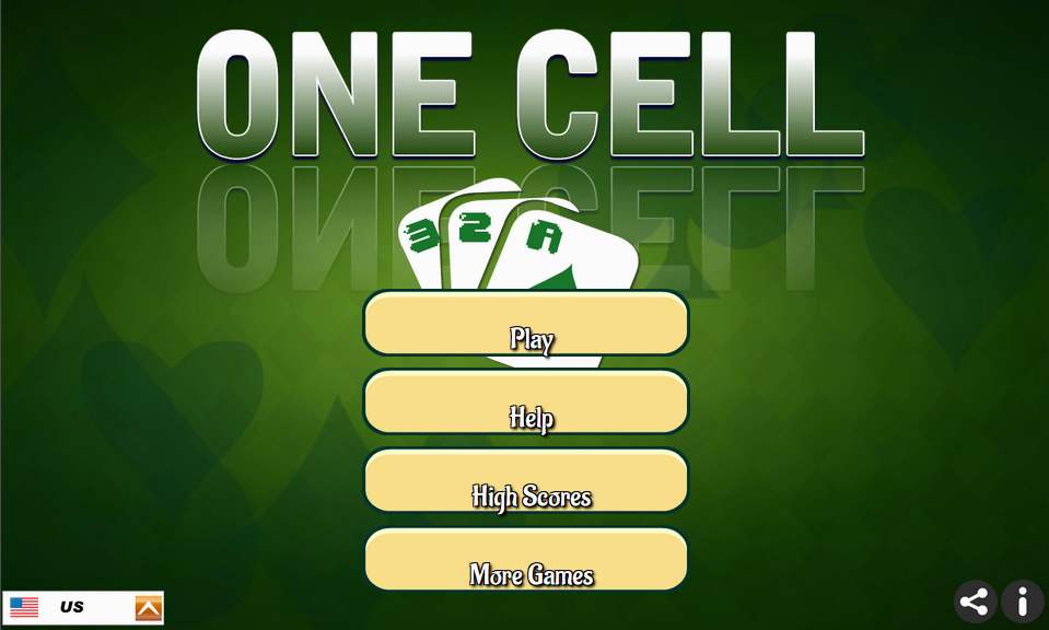Solitaire-One Cell Online