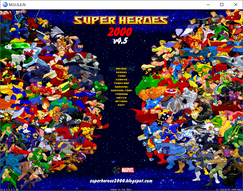 Super Heroes 2000 MUGEN V4.6