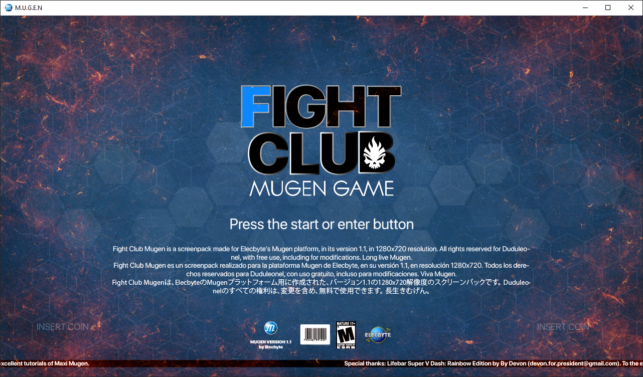 Fight Club Mugen 2.0 Super Plus | MUGEN