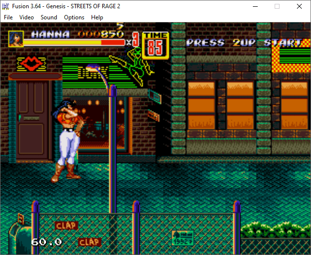Streets of Rage 2: Hannah Dundee