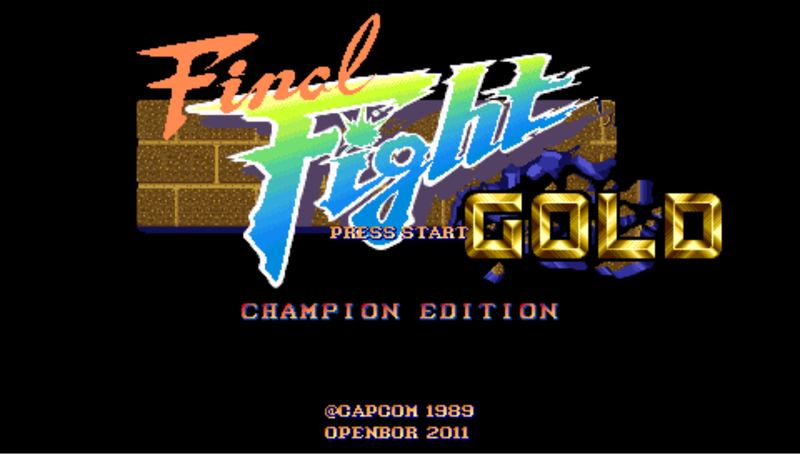 Final Fight Gold Champion Edition